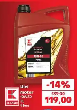 Kaufland Ulei motor 10W50 5L 1 buc Ofertă