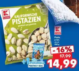 Kaufland Fistic prăjit, sărat 250 g Ofertă