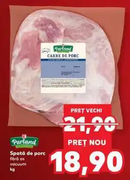 Kaufland Spată de porc fără os vacuum Ofertă