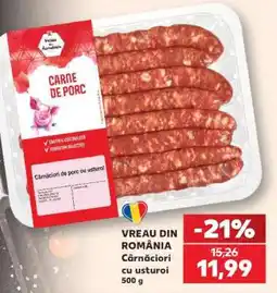 Kaufland Cârnațiori cu usturoi Ofertă