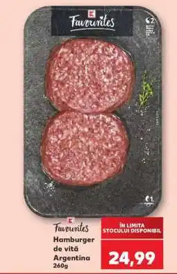 Kaufland Hamburger de vită Argentina Ofertă
