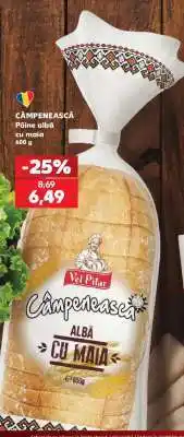 Kaufland CÂMPENEASCĂ Pâine albă cu maia Ofertă