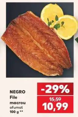 Kaufland NEGO File macrou afumat 100 g Ofertă