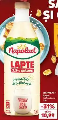 Kaufland NAPOLACT Lapte Ofertă