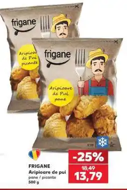 Kaufland FRIGANE Aripioare de pui pane / picante Ofertă