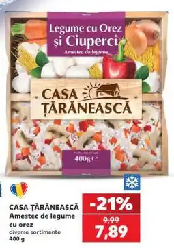 Kaufland CASA ȚĂRĂNEASCĂ Amestec de legume cu orez Ofertă