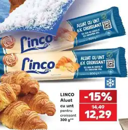 Kaufland LINCO Aluat cu unt pentru croissant 300 g Ofertă