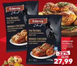 Kaufland EDENIA CHEF Pui întreg cu ceapă și usturoi / usturoi și paprika Ofertă