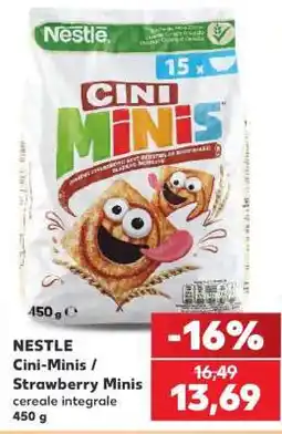 Kaufland NESTLE Cini-Minis / Strawberry Minis Ofertă
