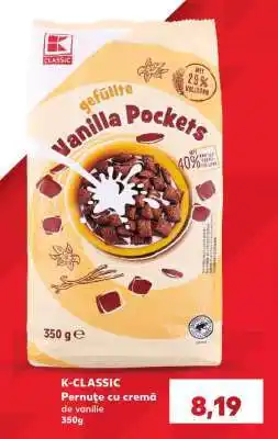 Kaufland K-CLASSIC Pernuțe cu cremă de vanilie Ofertă