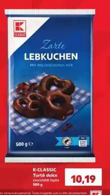 Kaufland K-CLASSIC Turtă dulce ciocolată lapte Ofertă