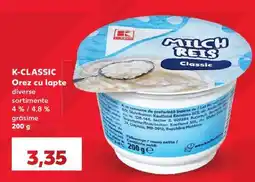Kaufland K-CLASSIC Orez cu lapte Ofertă