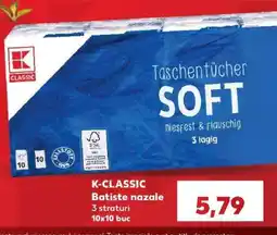 Kaufland K-CLASSIC Batiste nazale Ofertă