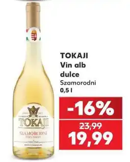 Kaufland TOKAJI Vin alb dulce Ofertă