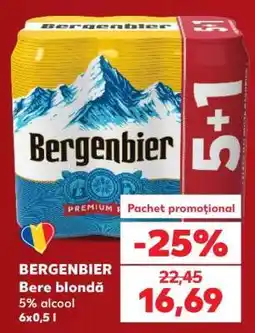 Kaufland BERGENBIER Bere blondă Ofertă