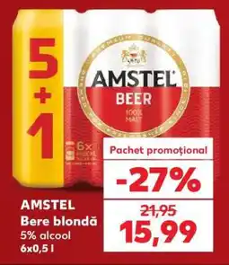 Kaufland AMSTEL Bere blondă Ofertă