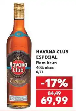Kaufland HAVANA CLUB ESPECIAL Ofertă