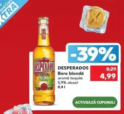 Kaufland DESPERADOS Bere blondă Ofertă