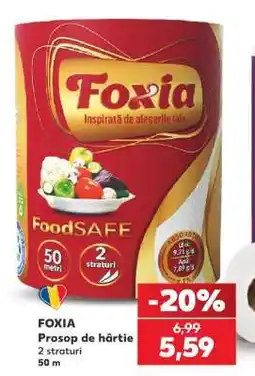 Kaufland FOXIA Prosop de hârtie Ofertă