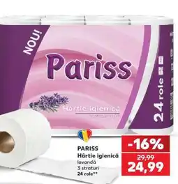 Kaufland PARISS Hârtie igienică Ofertă
