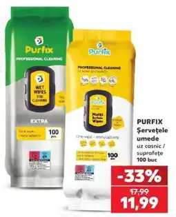 Kaufland PURFIX Șervețele umede Ofertă