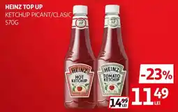 Auchan Heinz top up ketchup picant/clasic Ofertă