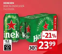 Auchan Heineken bere blondă doză Ofertă