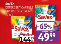 Auchan Savex detergent capsule Ofertă
