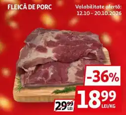 Auchan Fleică de porc Ofertă