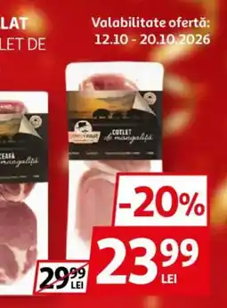Auchan Cotlet de mangalită Ofertă