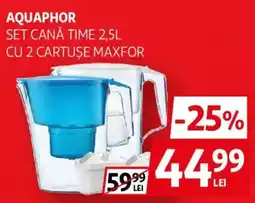 Auchan Aquaphor set cană time 2,5l Ofertă