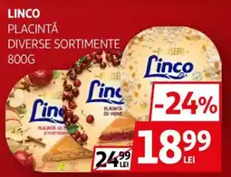 Auchan Linco placintă diverse sortimente Ofertă
