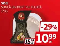Auchan Sissi șuncă din piept de pui Ofertă