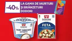 Auchan Dodoni iaurturi și brânzeturi Ofertă