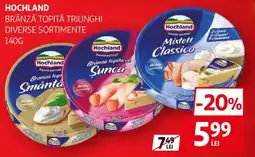 Auchan Hochland brânză topită triunghi Ofertă