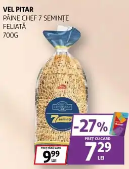 Auchan Chef Gourmand pâine 7 semințe Ofertă