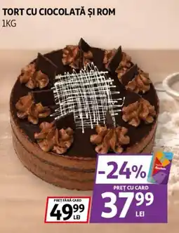 Auchan Auchan tort cu ciocolată și rom Ofertă