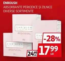 Auchan Enroush absorbante periodice și zilnice diverse sortimente Ofertă