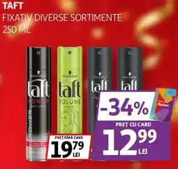Auchan Taft fixativ diverse sortimente Ofertă
