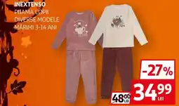 Auchan Inextenso pijama copii Ofertă
