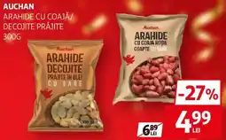 Auchan Auchan arahide decojite prăjite în ulei cu sare Ofertă
