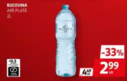 Auchan Bucovina apă plată Ofertă