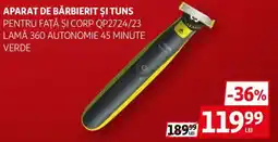 Auchan Philips aparat de bărbierit și tuns pentru față și corp qp2724/23 Ofertă