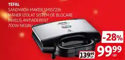 Auchan Tefal sandwich-maker sm157236 Ofertă