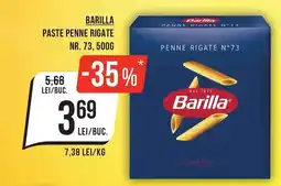 Mega Image Barilla paste penne rigate Ofertă