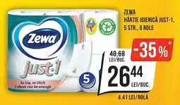 Mega Image Zewa hârtie igienică just-1 Ofertă