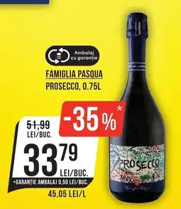 Mega Image Familia Pasqua Prosecco Ofertă