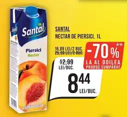 Mega Image Santal nectar de piersici Ofertă
