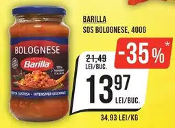 Mega Image Barilla sos bolognese Ofertă
