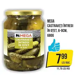 Mega Image Mega castraveți întregi în otet Ofertă